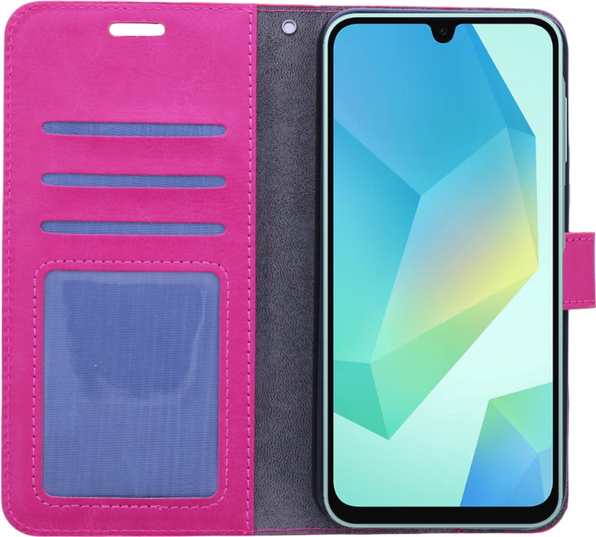 Portemonnee Book Case Hoesje Geschikt voor: Samsung Galaxy A15 - Roze