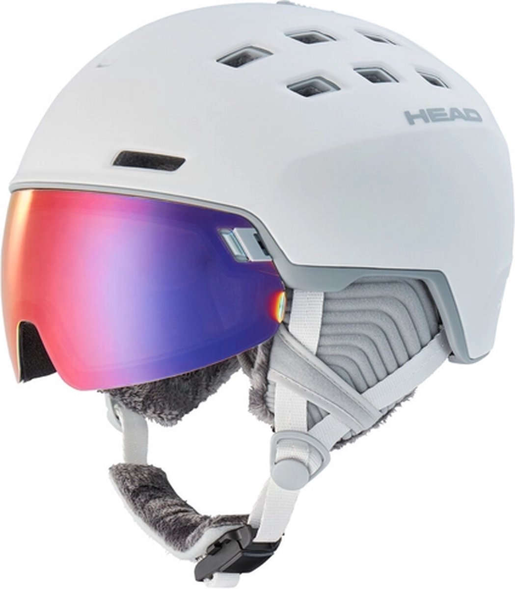 Skihelm HEAD Women Rachel 5K Pola Visor -52 55 cm Wit