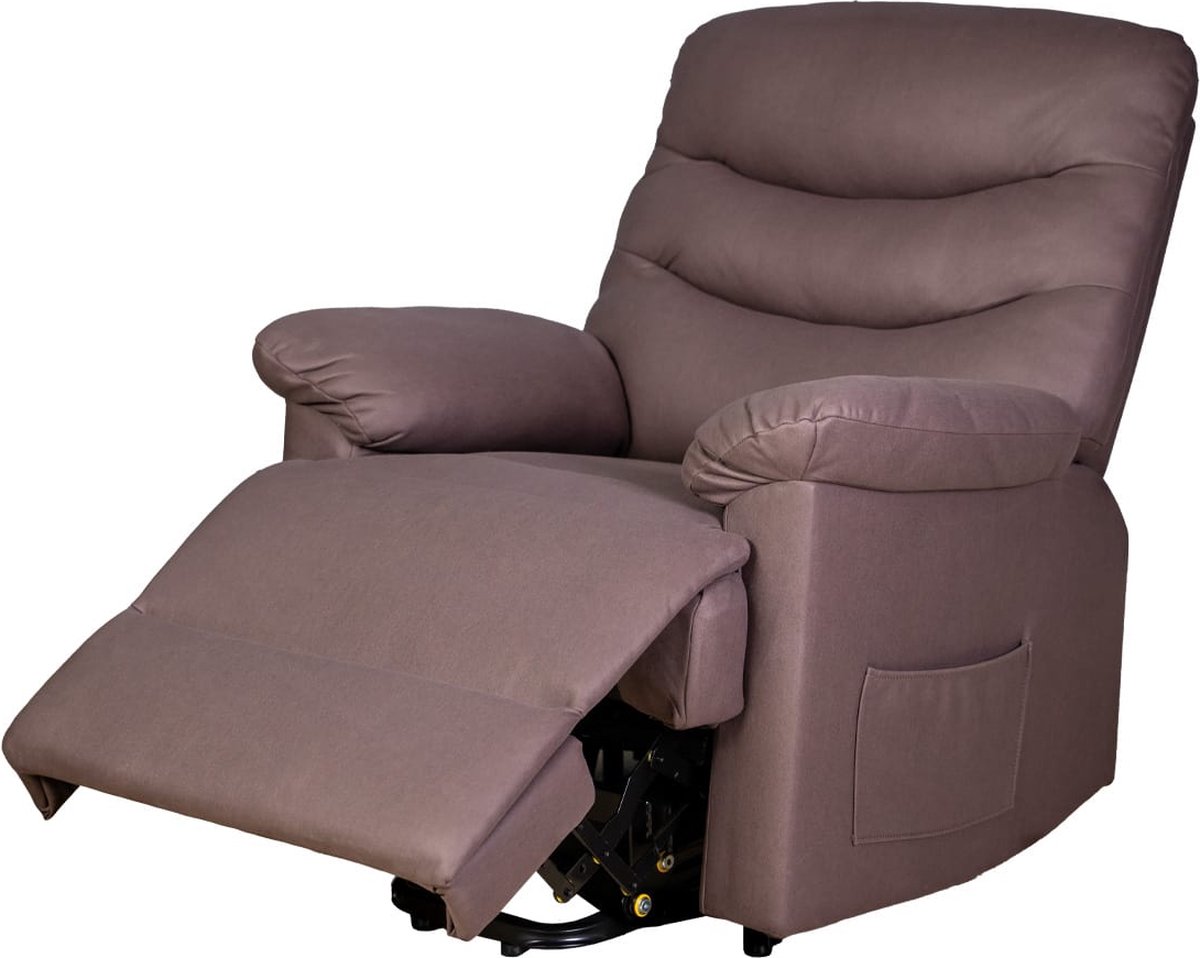 Afbeelding 2 van Vitadora Sta-op Stoel met Massage en Warmtetherapie Bruin