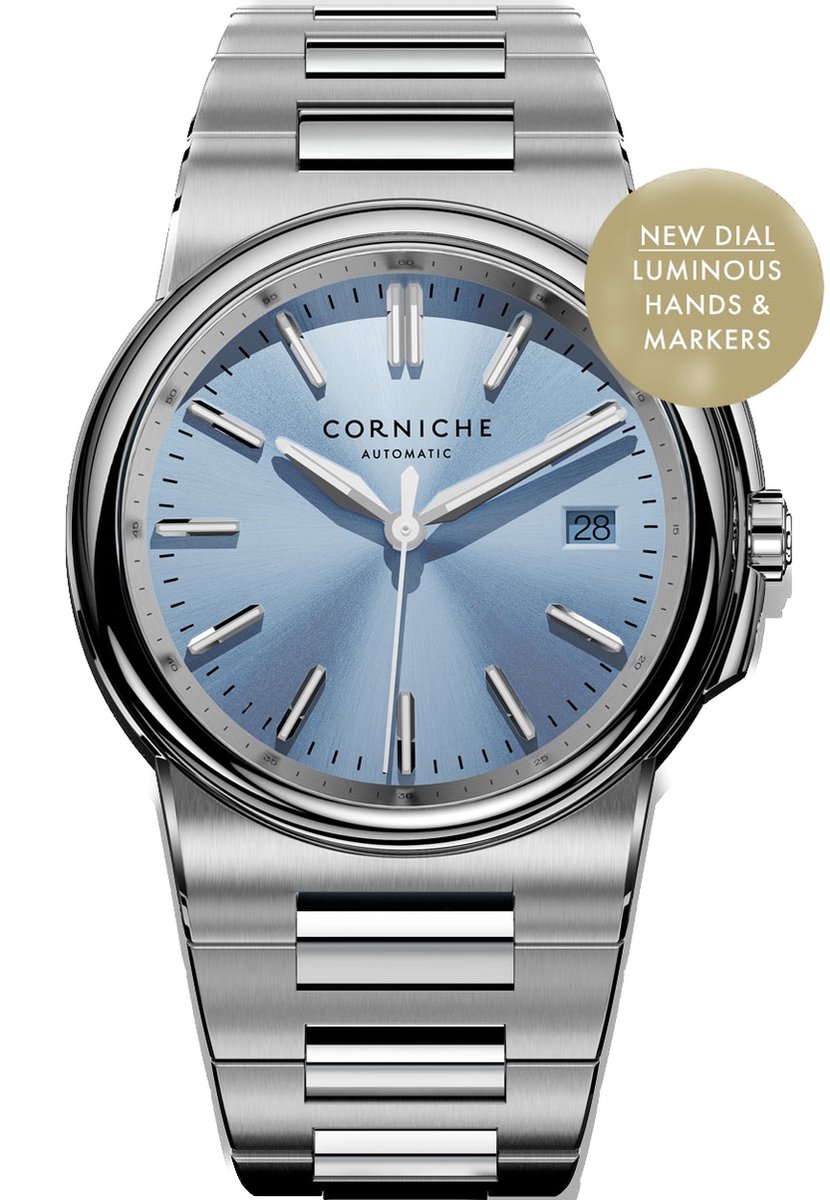 Corniche La Grande Automatic Heren Horloge - Bleu Horizon