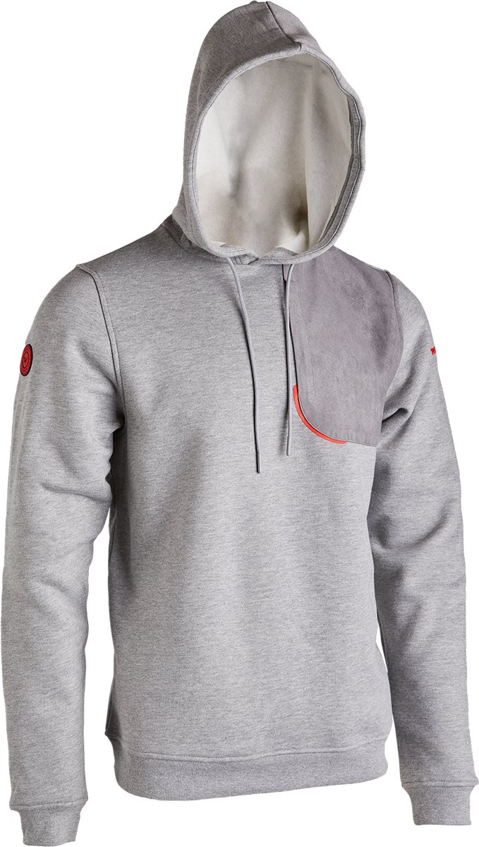 Winchester Trui Heren Norwood Warme stof Sweater Hoodie Capuchon Met borstzak – 3XL Grijs