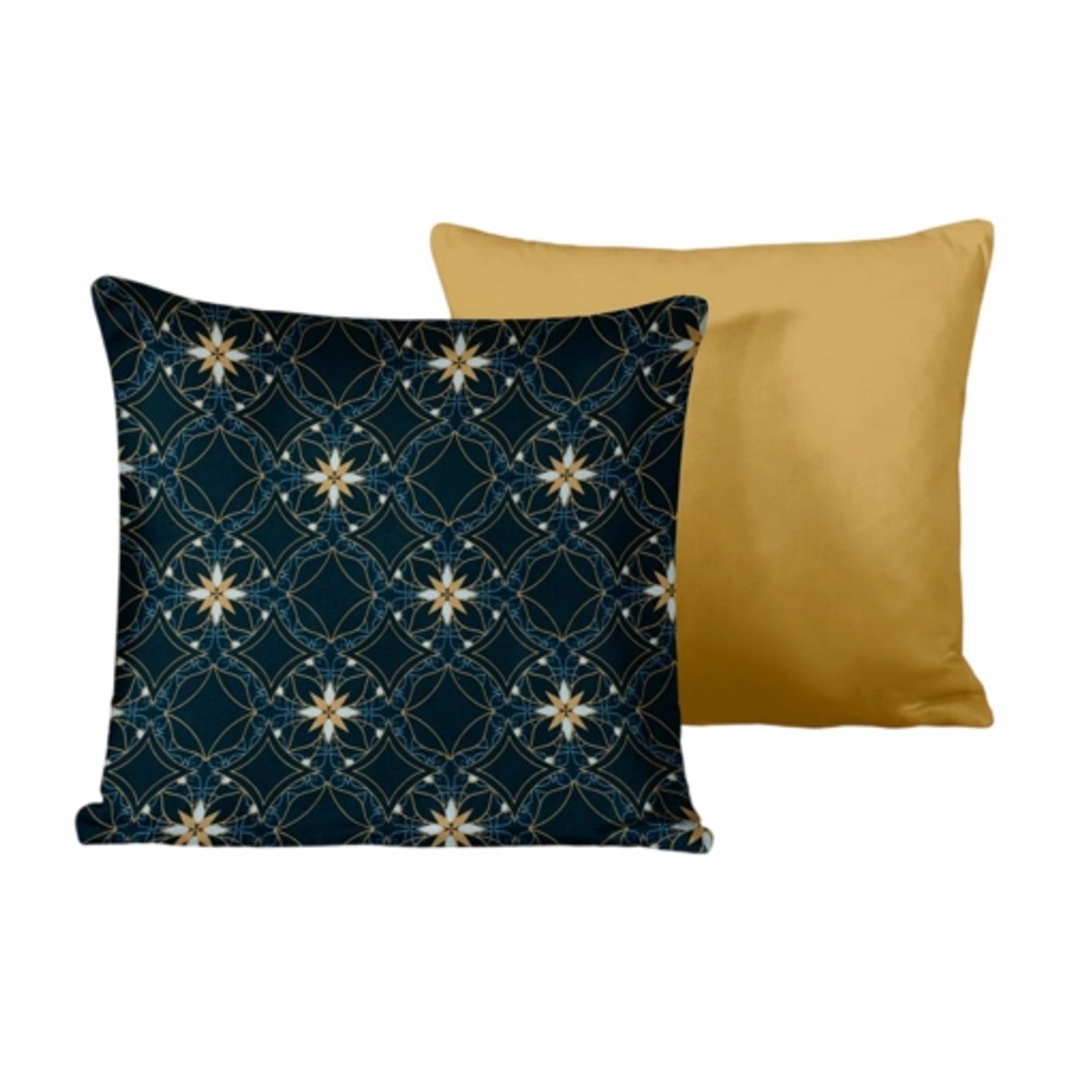 Sierkussenhoes De Witte Lietaer Alice Blue Wing Teal 40 x 40 cm (Set van 2)