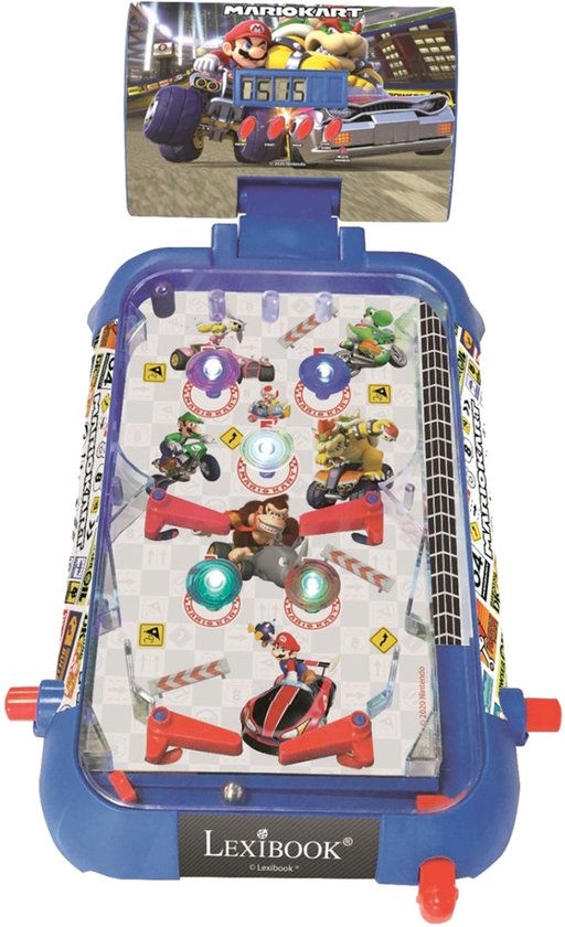Lexibook Nintendo Mario Kart tafel -- Elektronische Flipperkast / Speelkast