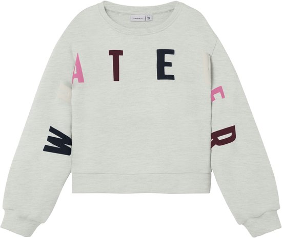 NAME IT - NKFPLILJE LS SHORT LOOSE SWEAT BRU - Filles - Sweats