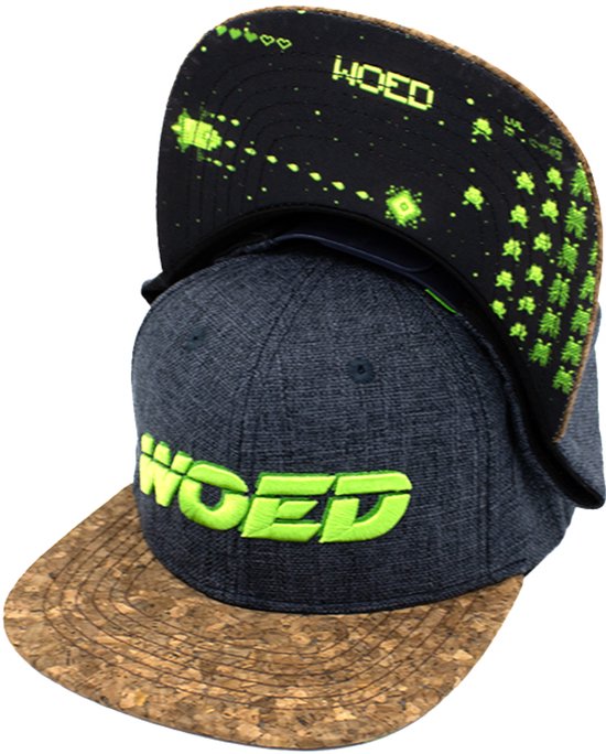 Fureur | Invaders - Snapback - Casquette - Marine - Tissu chanvre - liège