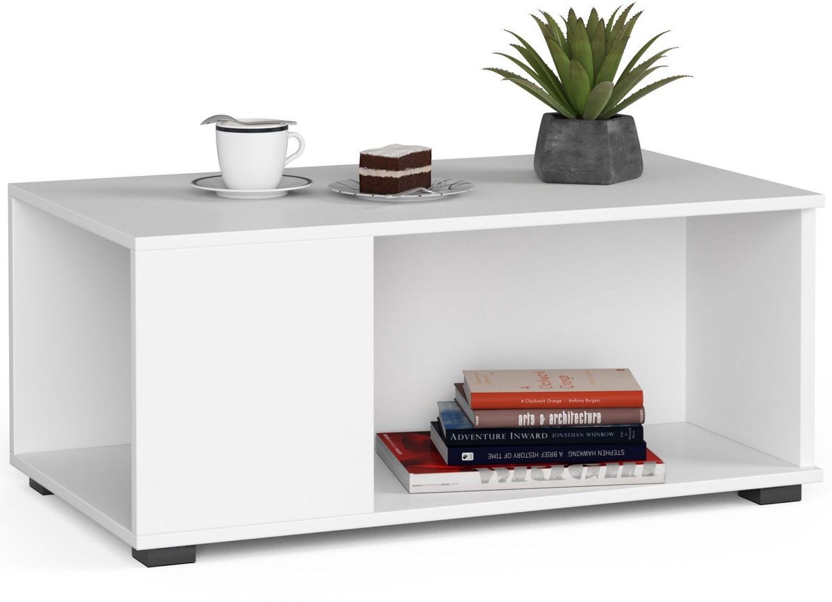 Salontafel Koffietafel JULIET / AKORD Furniture Factory / Wit / 90 x 38 x 51 cm