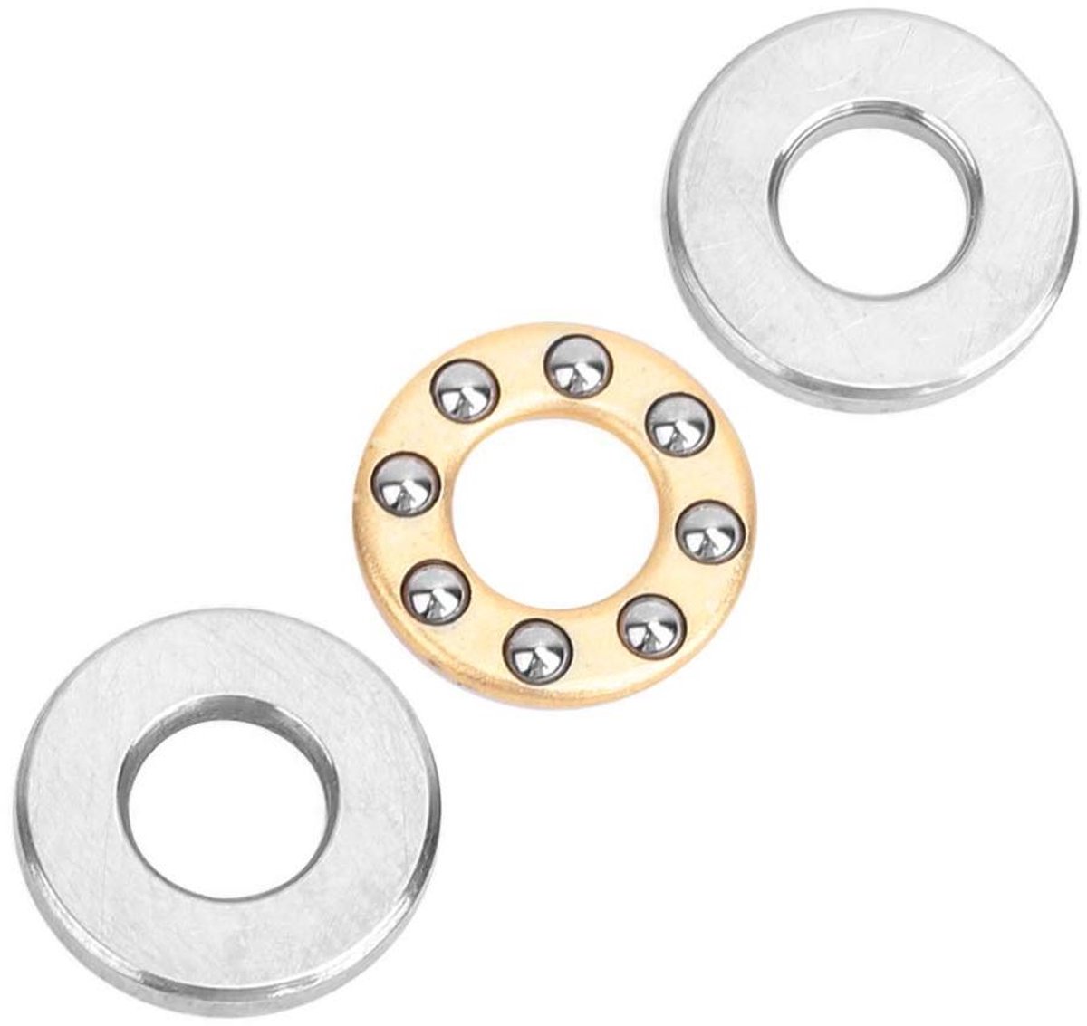 Stuwkracht Kogellager F2.5-6M 2.5x6x3mm - 10 stuks met Ringen