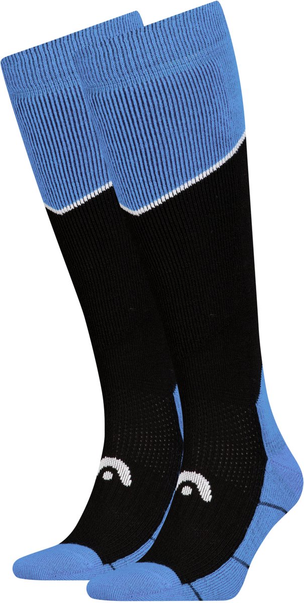 HEAD Skisokken Unisex Beginner Logo Blauw
