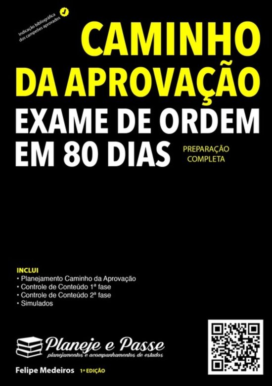 Caminho Da Aprovação Exame De Ordem Oab Em 80 Dias - cover