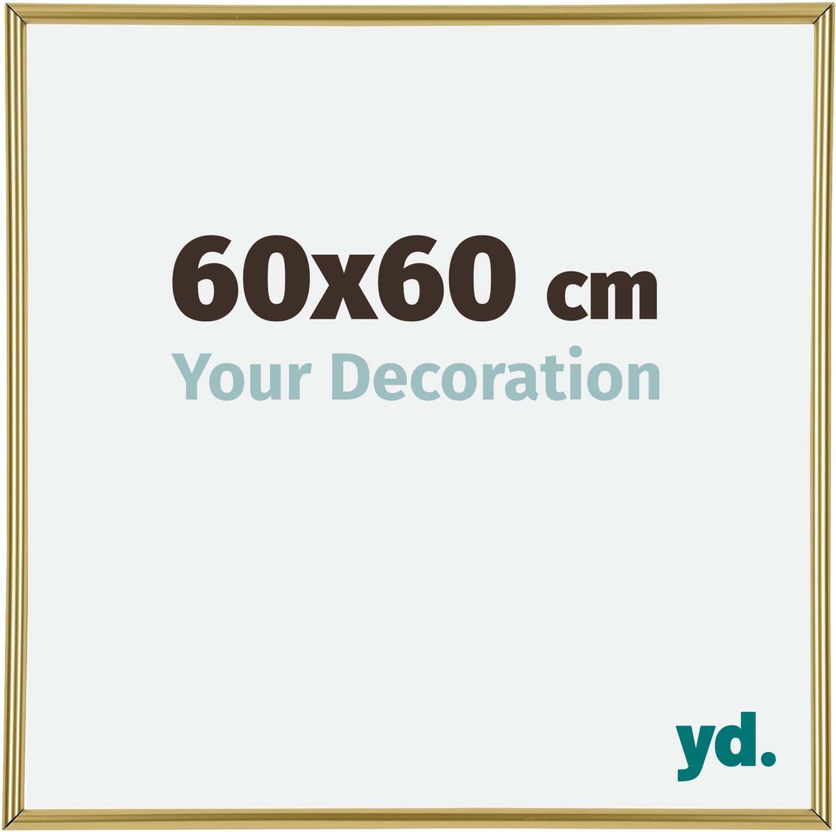 yd. Your Decoration - Fotolijst 60x60 cm - Kunststof - Goud - Annecy