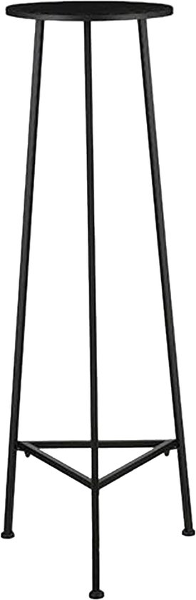 Mica Decorations Jill Plantentafel - 35x35x120 cm - Ijzer - Zwart
