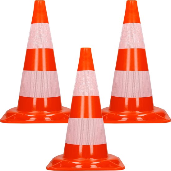 2 x mât de cône de signalisation 47 cm