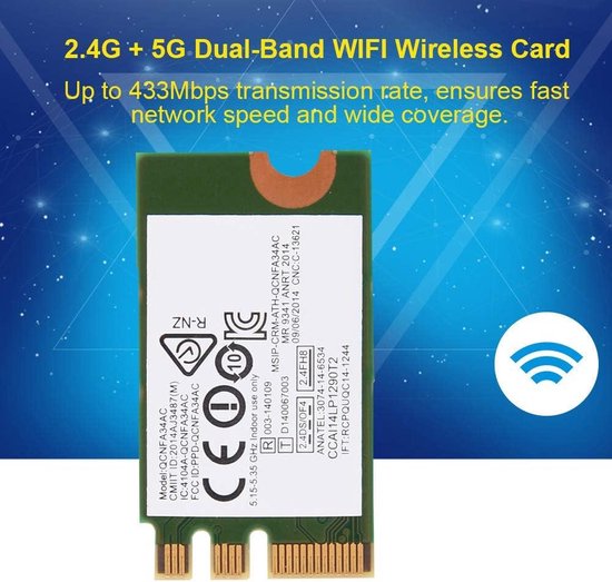 Carte Wifi, Dw1830 Bcm943602Baed Carte Réseau Sans Fil Double Bande