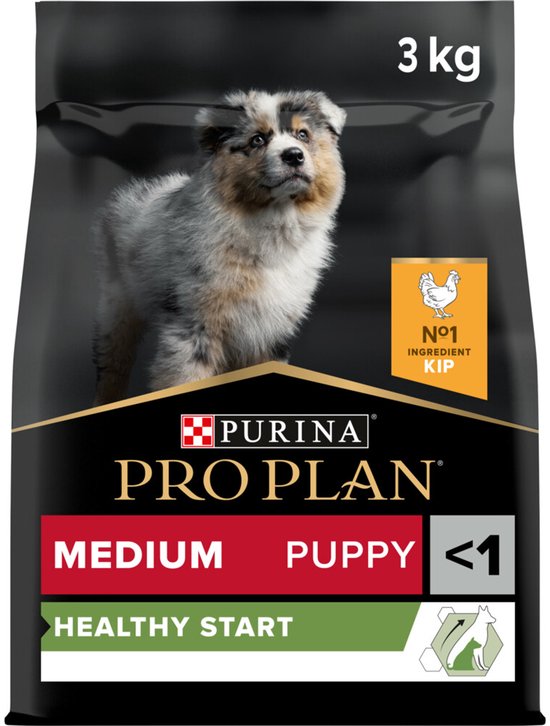 Pro Plan Dog Puppy Medium Breed Kip - Hondenvoer - 4 x 3 kg