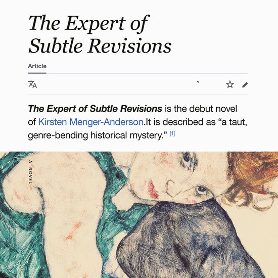 The Expert of Subtle Revisions - cover