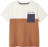 Vertbaudet Colorblock jongensshirt met korte mouwen