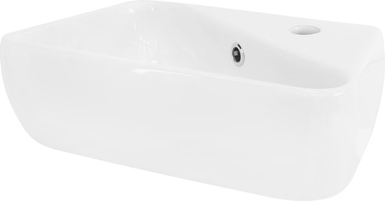 Lavabo Forme Carrée 45x27x13 cm Céramique Wit ML Design