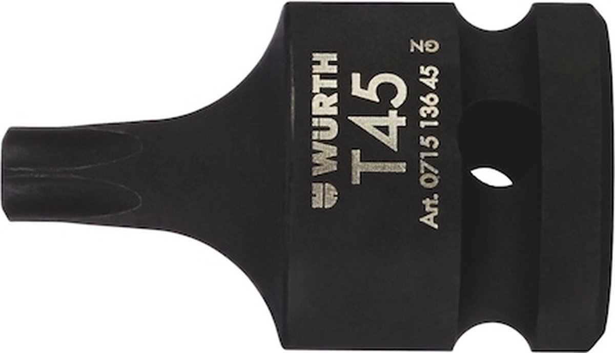 Wurth - 1/2 inch krachtdopsleutel binnen-TX - Krachtdop 1/2 inch Voor schroeven met TX-kop, kort x 1 st Soort aandrijving Binnenvierkant Aansluiting TX55