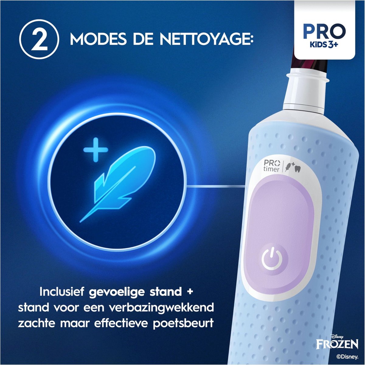 Oral-B Pro Kids Elektrische Tandenborstel met Frozen Design - afbeelding 3