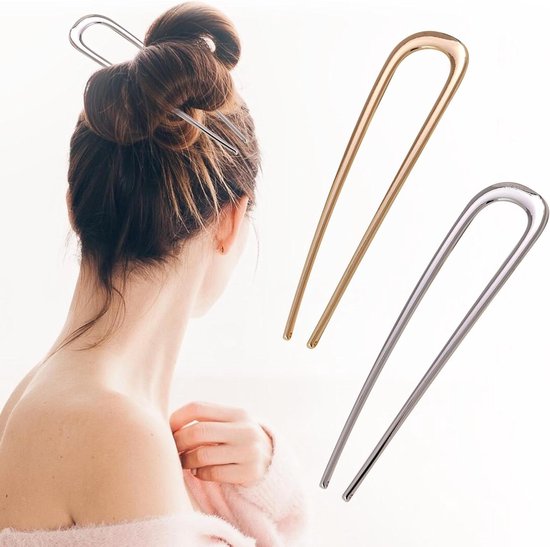 Allecto Plus - U Vormige Haar Pin 50 Stuks, Franse Twist Haarpinnen Voor Broodjeskapsels Bruin Allecto Plus - U Vormige Haar Pin 50 Stuks, Franse Twist Haarpinnen Voor Broodjeskapsels Bruin