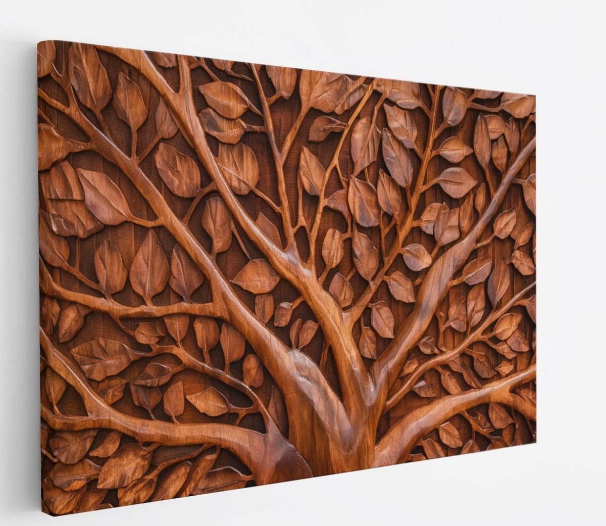 Saammp Canvas Schilderij - Gedroogde Boom - Landschap - Natuur - 90x60 - Foto op canvas - Wanddecoratie - Muurdecoratie Woonkamer - Slaapkamer decoratie - Canvas Print Multicolor