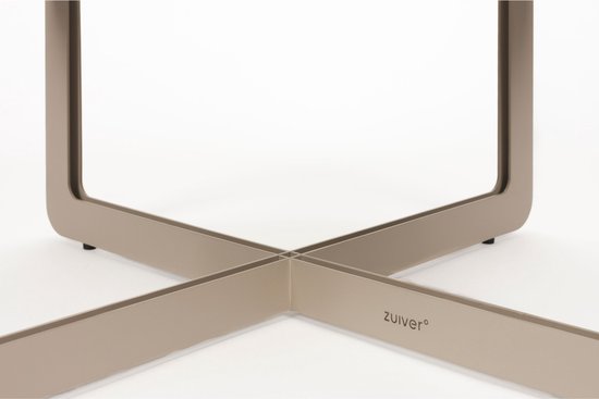 Table basse Zuiver Centre ronde 68 cm beige