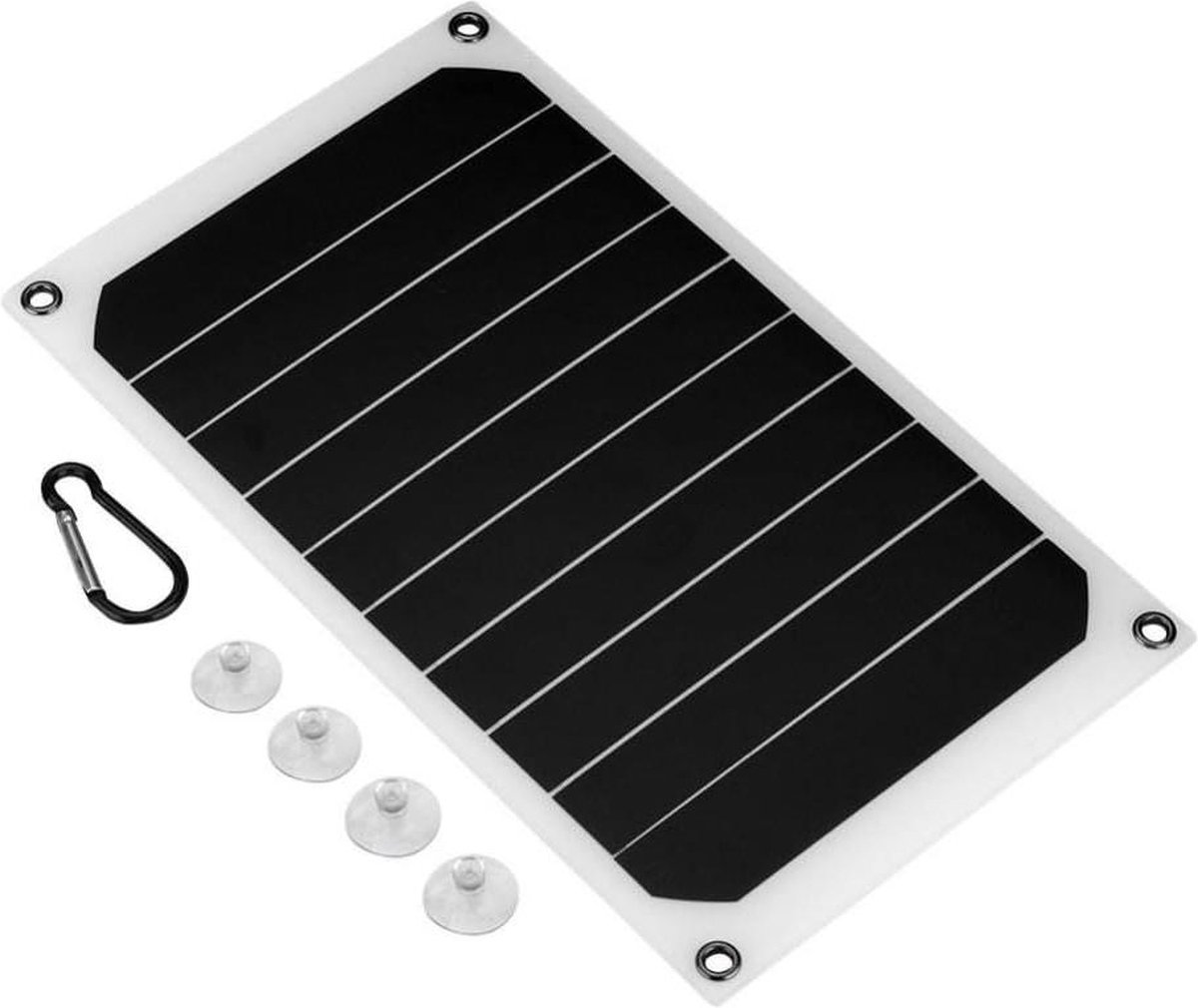 Image of 10W 5V IP64 waterdicht draagbaar zonnepaneel - USB-oplaadpoort voor mobiele telefoons en tablets .
