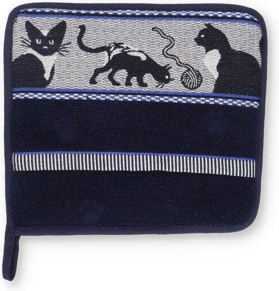 Château de Bunzlau | Manique Chat Bleu Foncé