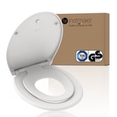 Abattant WC instmaier Family - Testé TÜV - Duroplast - Wit