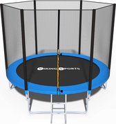 Viking Choice Trampoline 244 cm Blauw - Incl. Veiligheidsnet & Ladder - Max. 80 kg