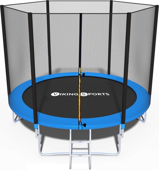 Viking Choice Trampoline 244 cm Blauw - Incl. Veiligheidsnet & Ladder - Max. 80 kg