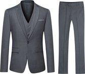 Costume 3 pièces Allthemen pour hommes - Costume décontracté pour hommes d'affaires - XL