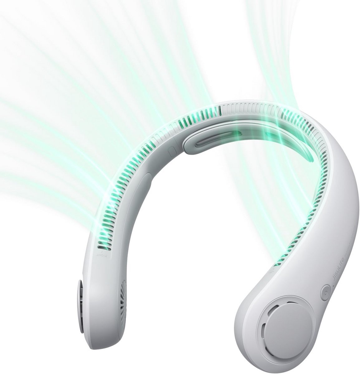 Draagbare Nekventilator - 5 Snelheden, 3900 mAh, Handfree Bladloze Ventilator