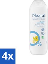 Neutral - Babyshampoo - Gevoelige huid - Parfumvrij - Zonder Kleurstoffen - 250 ml - Voordeelverpakking - 4 stuks