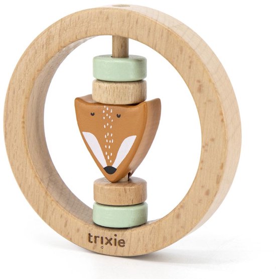 Houten rammelaar Trixie