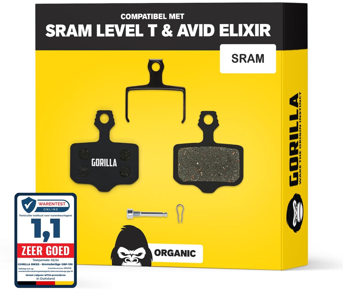 SRAM Remblokken Elixir Disc Sintered Staal - Grinta