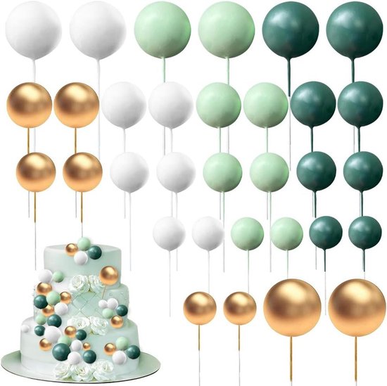 48 Stuks Ballen Taarttopper Decoraties Ballon Cupcake Toppers Schuim Taart Topper Ballen Taartballen Decoraties Voor Verjaardagsfeestje Bruiloft Bruin Wit Goud 48 Stuks Ballen Taarttopper Decoraties Ballon Cupcake Toppers Schuim Taart Topper Ballen Taartballen Decoraties Voor Verjaardagsfeestje Bruiloft Bruin Wit Goud