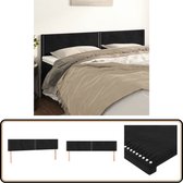 Tête De Lit Murale Noire En Bois D'ingénierie - 200x80 Cm - Design élégant Pour Chambre à Coucher - 12