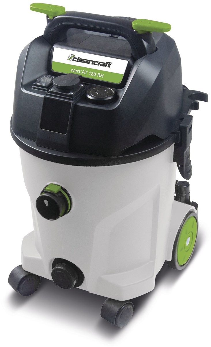 Nat- en droogzuiger met EPA filter E10 - 20 liter kunststof tank - 1 motor 1,2 kW 230 V Cleancraft