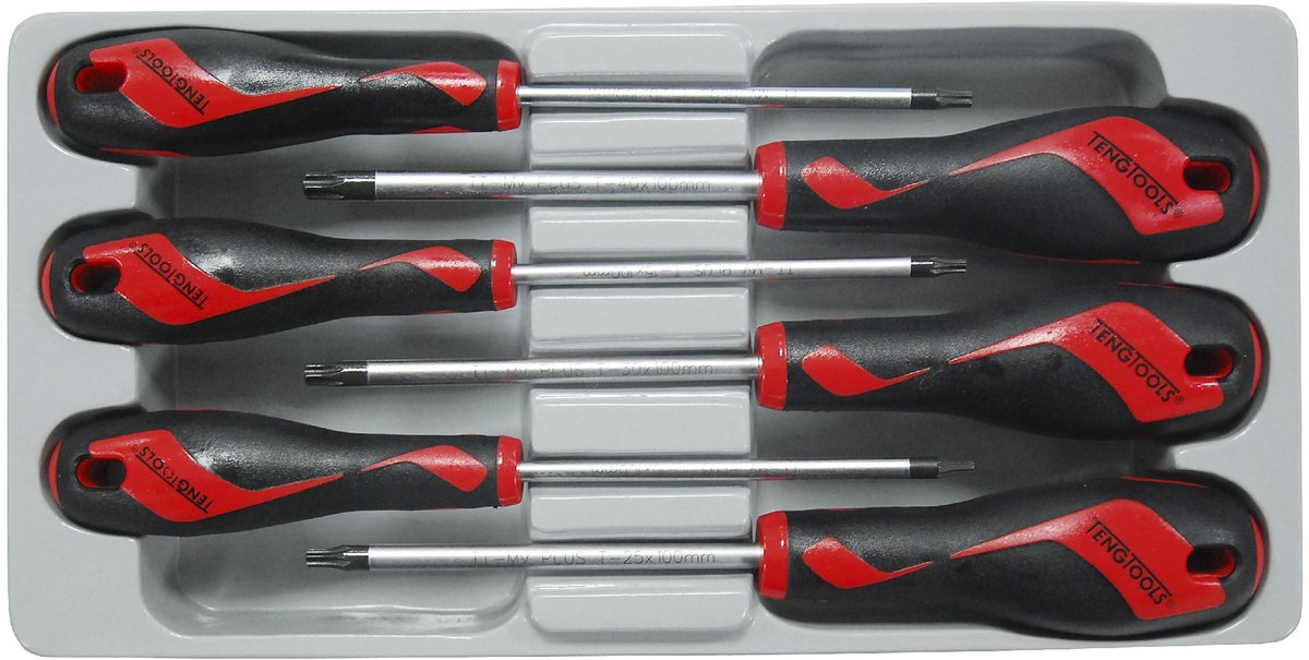 Schroevendraaierset TX10-40 6 dlg Teng Tools MD906N1