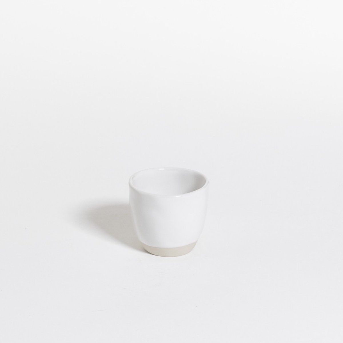 The Table atelier - espressokopje - Ø 6 - 65 cl - handgemaakt - wit