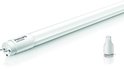 Philips LEDtube lamp met witte behuizing, grijze fitting en losse starter.