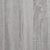 The Living Store Nachtkastje - Grijs Sonoma Eiken - 50x36x60 cm - Duurzaam bewerkt hout