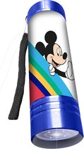 Disney Zaklamp Mickey Junior 15 X 4 Cm Aluminium Lichtblauw