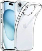 Transparant Dun TPU Hoesje Geschikt voor Apple iPhone 15 Plus | Back Cover | Lichtgewicht | Ultra Dun Hoesje | Flexibel | Zacht TPU | Doorzichtig