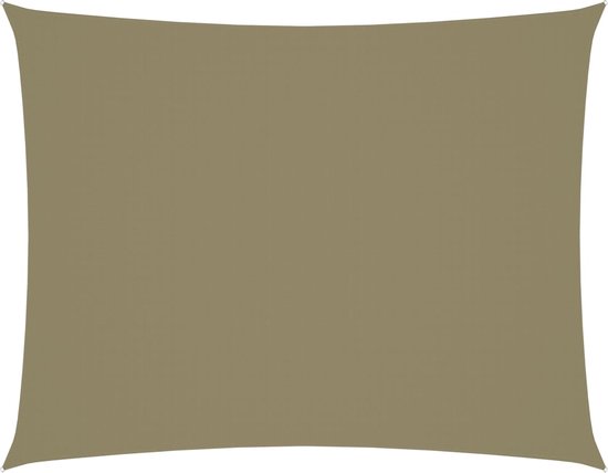 vidaXL Parasol rectangulaire 2 x 3 m Tissu Oxford Taupe