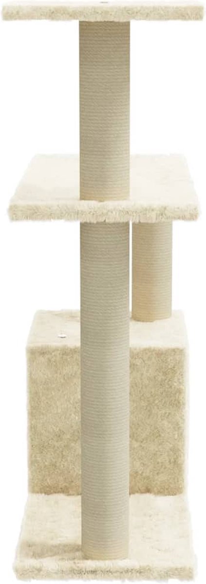Vidaxl Kattenmeubel Met Sisal Krabpalen 70 Cm Donkergrijs