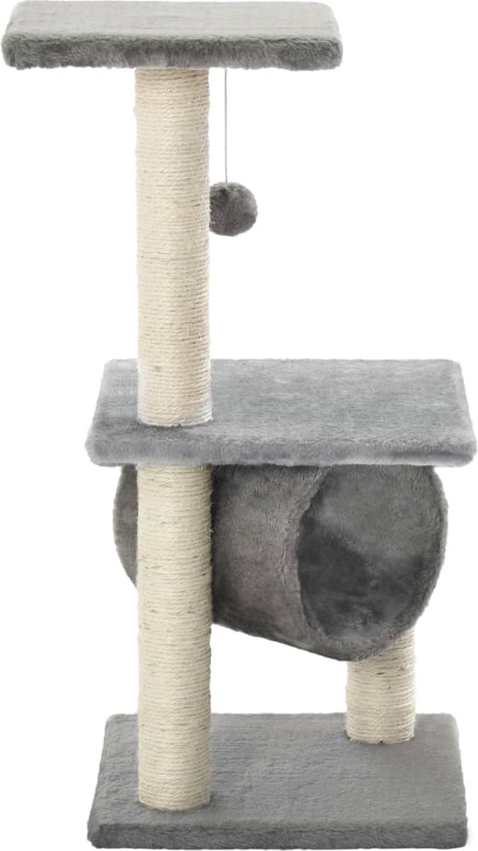 vidaXL Kattenkrabpaal met sisal krabpalen 65 cm donkerblauw