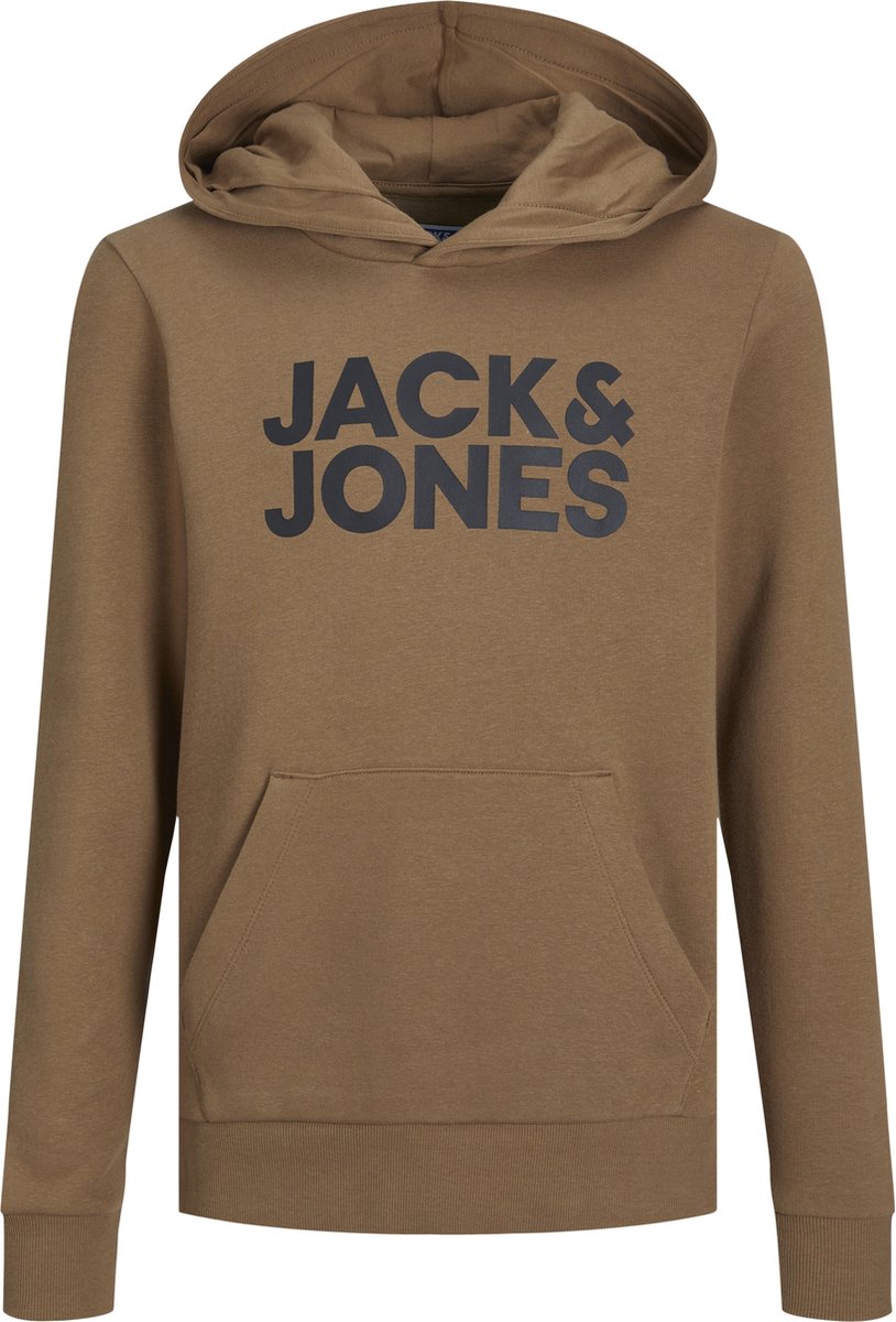 JACK & JONES Sweat à Capuche Garçon Logo Corp - Hoodie Confortable Et Tendance JNR