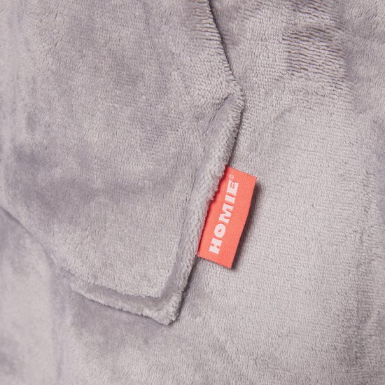 Homie Hoodie – Sweat à capuche oversize – Couverture avec manches – Unisexe – Taille unique – Grijs